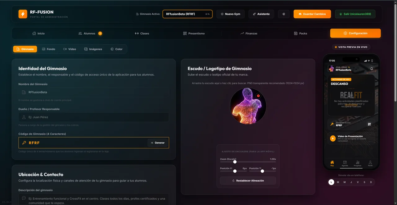Real Fit Web Panel